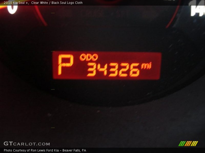 Clear White / Black Soul Logo Cloth 2010 Kia Soul +
