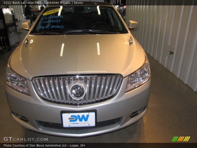 Quicksilver Metallic / Ebony 2012 Buick LaCrosse FWD
