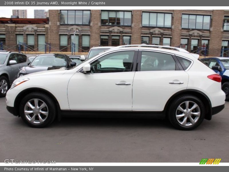 Moonlight White / Graphite 2008 Infiniti EX 35 Journey AWD