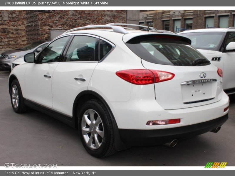 Moonlight White / Graphite 2008 Infiniti EX 35 Journey AWD