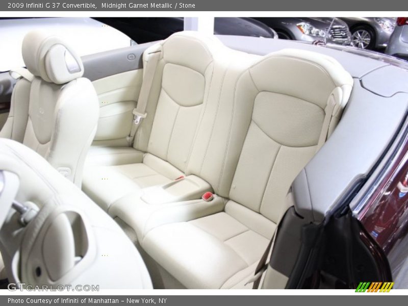 Midnight Garnet Metallic / Stone 2009 Infiniti G 37 Convertible