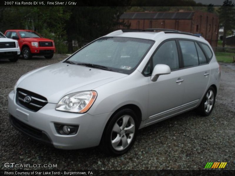 Fine Silver / Gray 2007 Kia Rondo EX V6