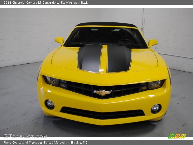 Rally Yellow / Black 2011 Chevrolet Camaro LT Convertible