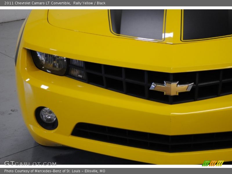 Rally Yellow / Black 2011 Chevrolet Camaro LT Convertible