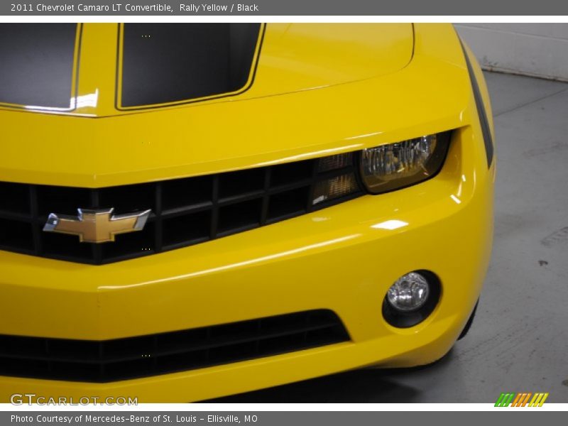 Rally Yellow / Black 2011 Chevrolet Camaro LT Convertible