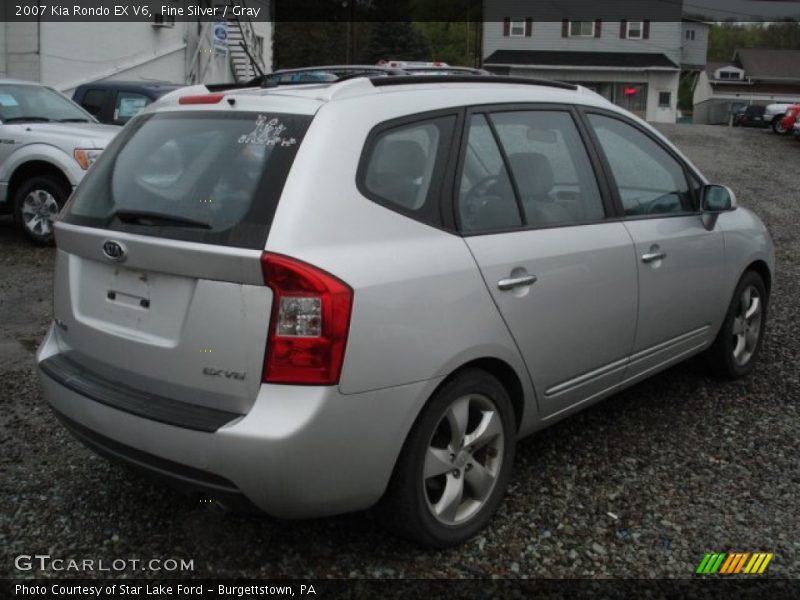 Fine Silver / Gray 2007 Kia Rondo EX V6