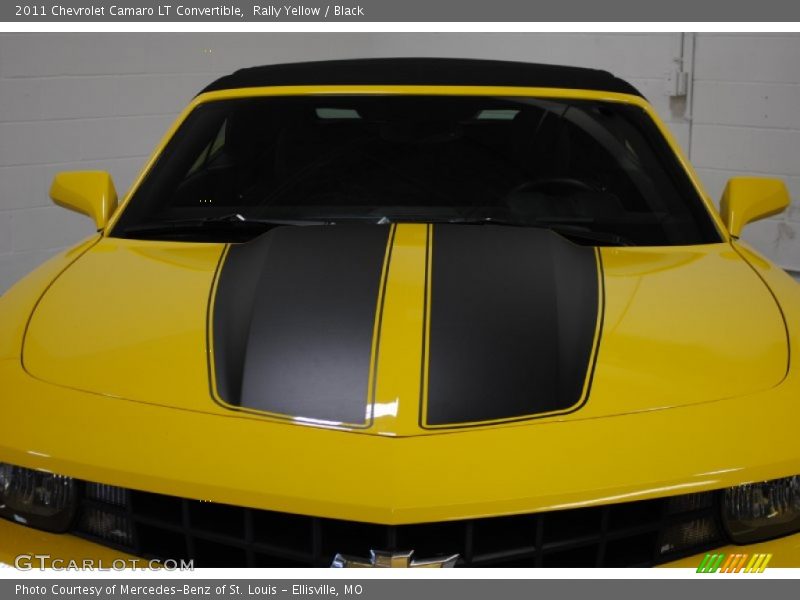 Rally Yellow / Black 2011 Chevrolet Camaro LT Convertible