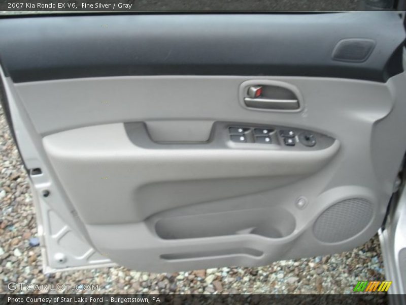 Fine Silver / Gray 2007 Kia Rondo EX V6