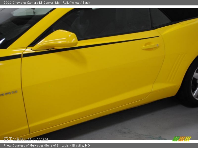 Rally Yellow / Black 2011 Chevrolet Camaro LT Convertible