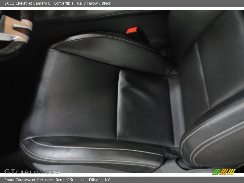 Rally Yellow / Black 2011 Chevrolet Camaro LT Convertible