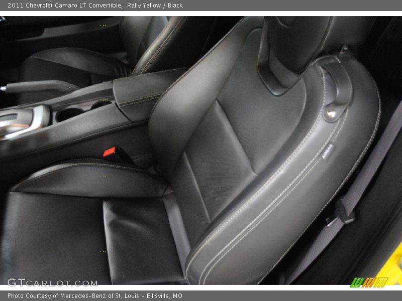 Rally Yellow / Black 2011 Chevrolet Camaro LT Convertible