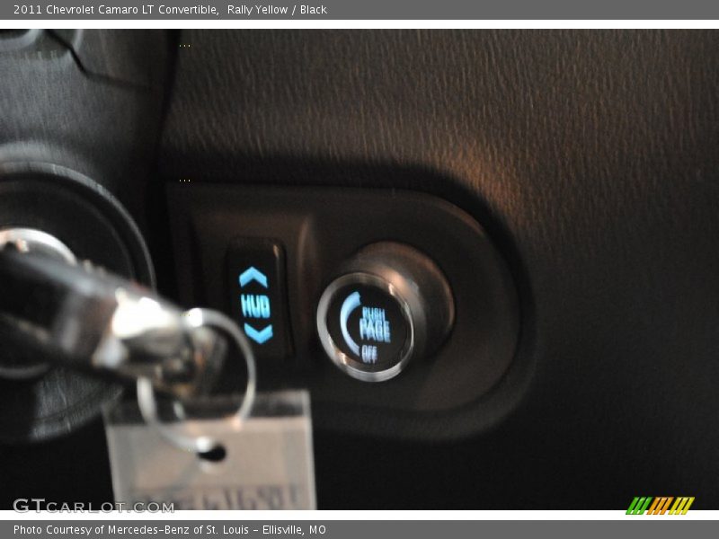 Rally Yellow / Black 2011 Chevrolet Camaro LT Convertible