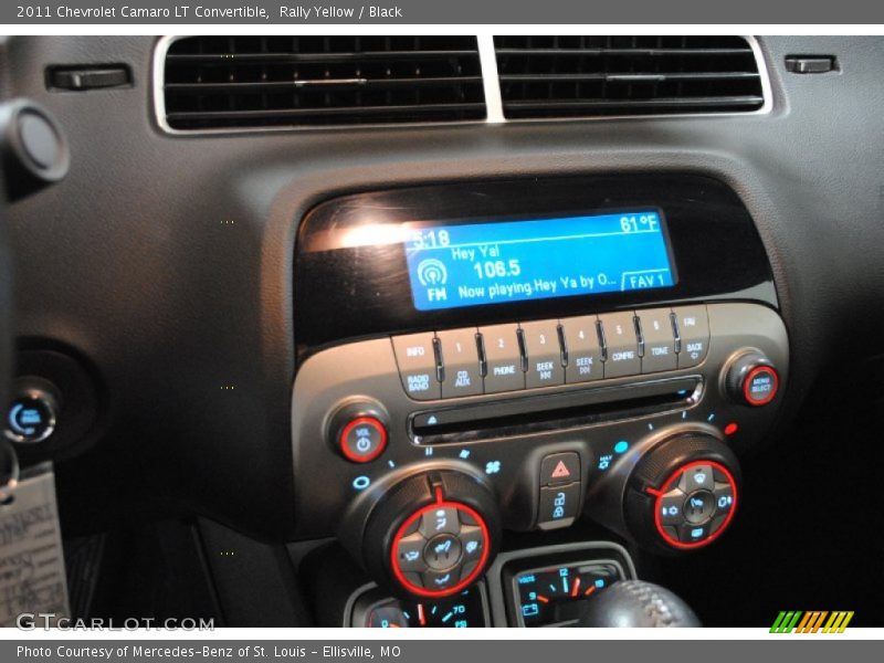 Rally Yellow / Black 2011 Chevrolet Camaro LT Convertible