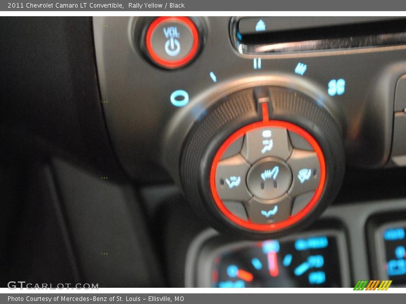 Rally Yellow / Black 2011 Chevrolet Camaro LT Convertible