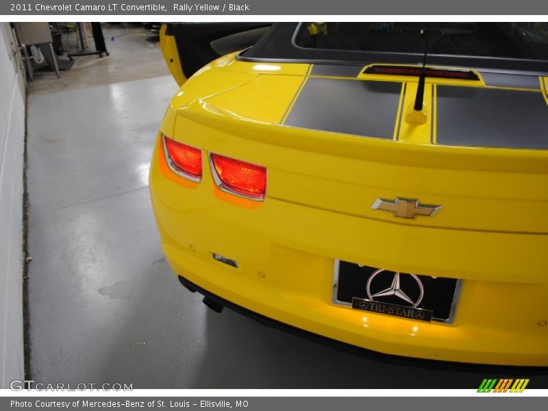 Rally Yellow / Black 2011 Chevrolet Camaro LT Convertible