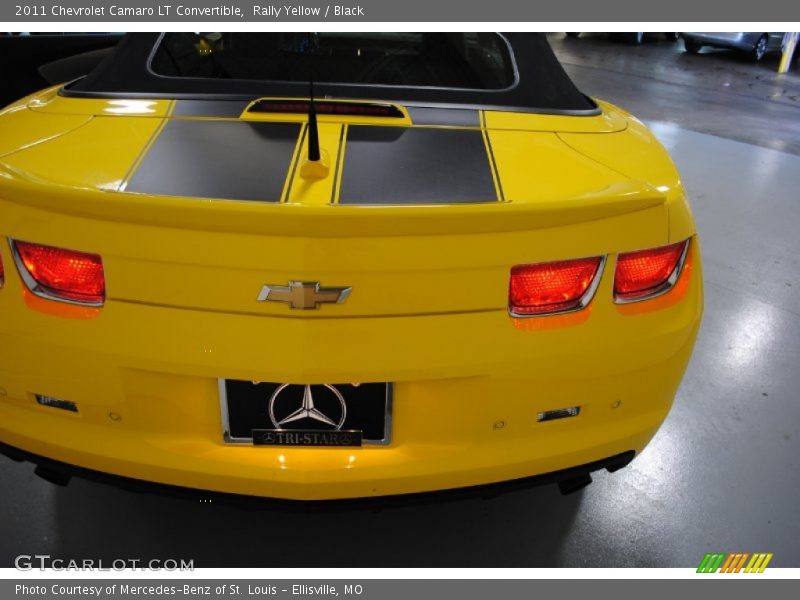 Rally Yellow / Black 2011 Chevrolet Camaro LT Convertible