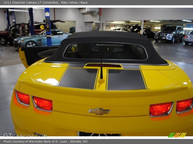 Rally Yellow / Black 2011 Chevrolet Camaro LT Convertible