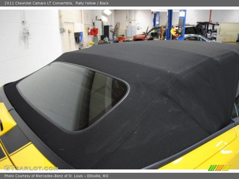 Rally Yellow / Black 2011 Chevrolet Camaro LT Convertible