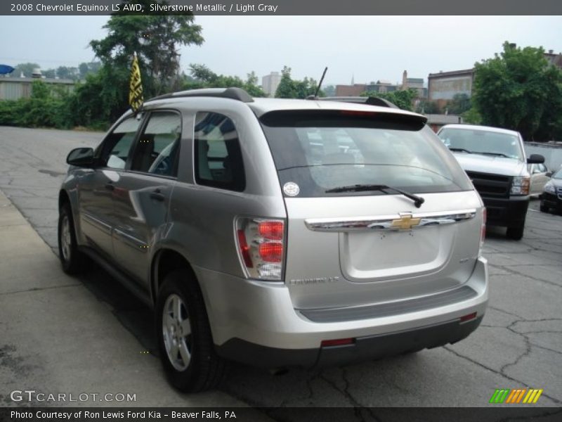 Silverstone Metallic / Light Gray 2008 Chevrolet Equinox LS AWD