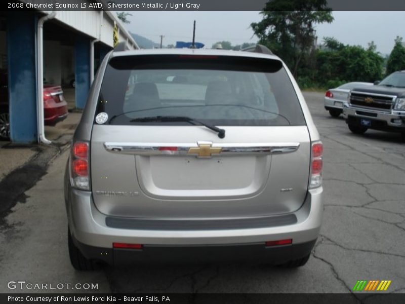 Silverstone Metallic / Light Gray 2008 Chevrolet Equinox LS AWD