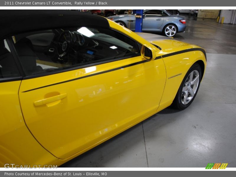 Rally Yellow / Black 2011 Chevrolet Camaro LT Convertible