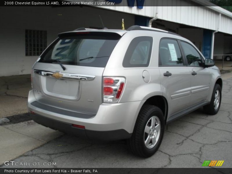 Silverstone Metallic / Light Gray 2008 Chevrolet Equinox LS AWD