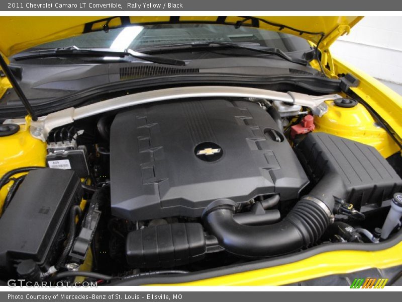 Rally Yellow / Black 2011 Chevrolet Camaro LT Convertible