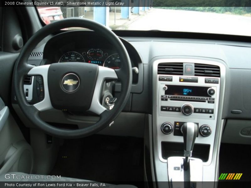 Silverstone Metallic / Light Gray 2008 Chevrolet Equinox LS AWD