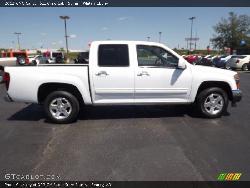 Summit White / Ebony 2012 GMC Canyon SLE Crew Cab