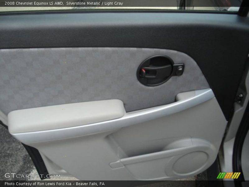 Silverstone Metallic / Light Gray 2008 Chevrolet Equinox LS AWD