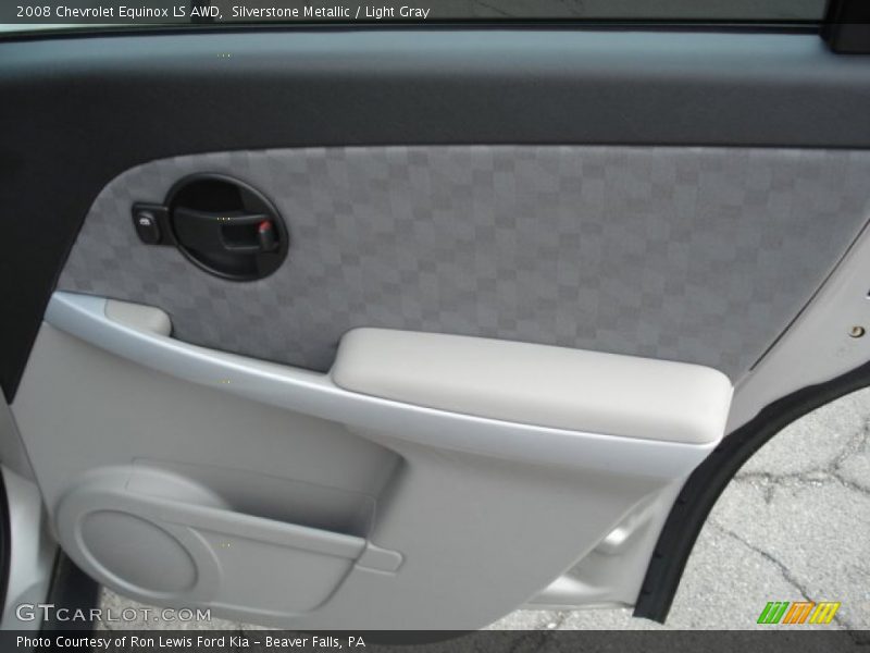Silverstone Metallic / Light Gray 2008 Chevrolet Equinox LS AWD
