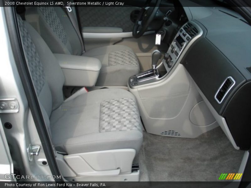 Silverstone Metallic / Light Gray 2008 Chevrolet Equinox LS AWD