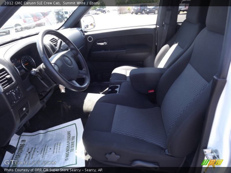 Summit White / Ebony 2012 GMC Canyon SLE Crew Cab