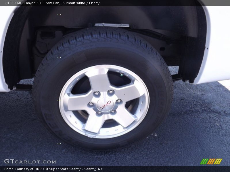 Summit White / Ebony 2012 GMC Canyon SLE Crew Cab