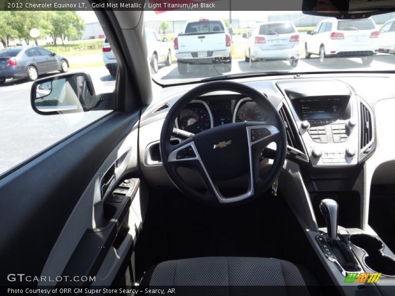 Gold Mist Metallic / Light Titanium/Jet Black 2012 Chevrolet Equinox LT
