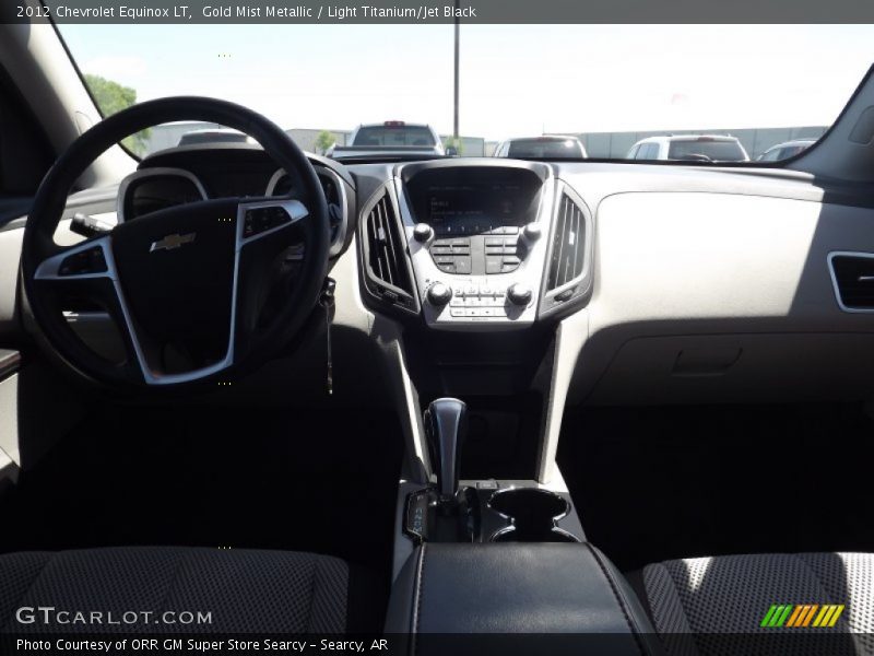 Gold Mist Metallic / Light Titanium/Jet Black 2012 Chevrolet Equinox LT