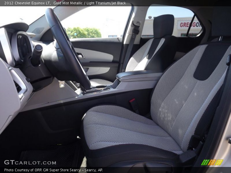 Gold Mist Metallic / Light Titanium/Jet Black 2012 Chevrolet Equinox LT