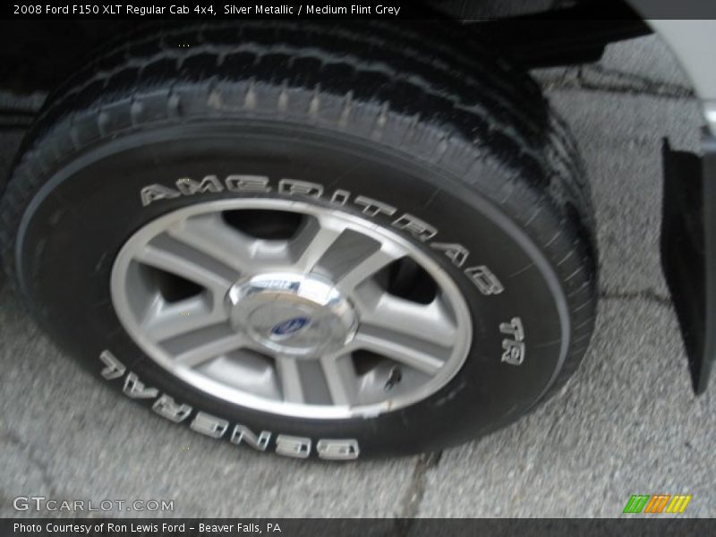 Silver Metallic / Medium Flint Grey 2008 Ford F150 XLT Regular Cab 4x4