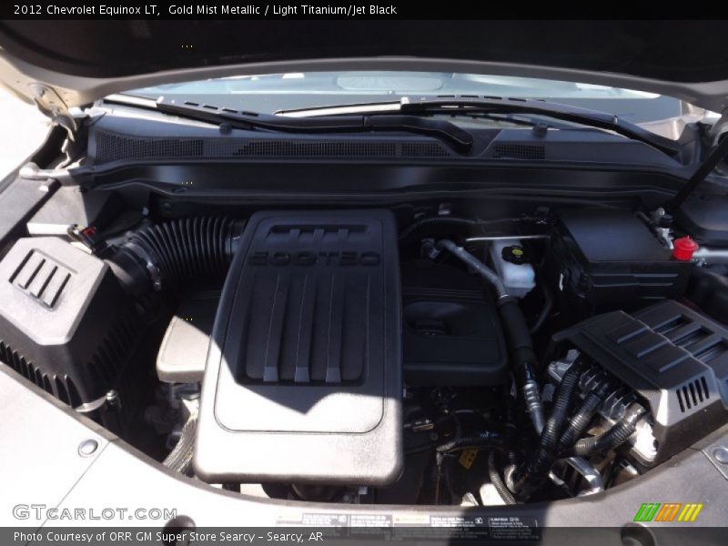 Gold Mist Metallic / Light Titanium/Jet Black 2012 Chevrolet Equinox LT