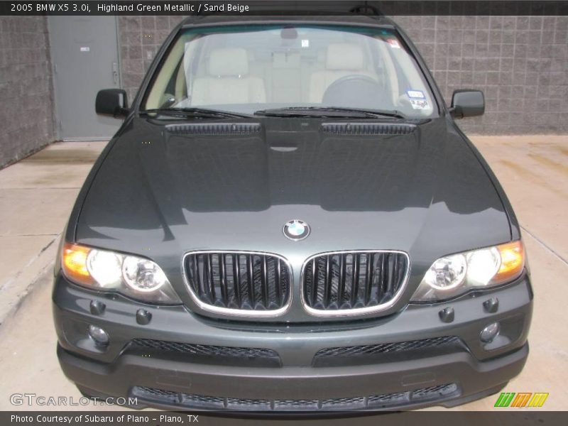 Highland Green Metallic / Sand Beige 2005 BMW X5 3.0i