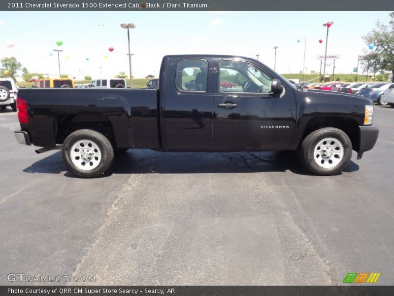 Black / Dark Titanium 2011 Chevrolet Silverado 1500 Extended Cab