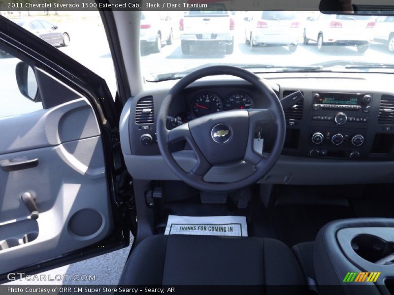 Black / Dark Titanium 2011 Chevrolet Silverado 1500 Extended Cab