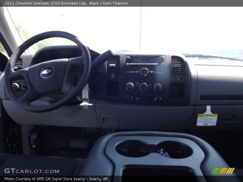 Black / Dark Titanium 2011 Chevrolet Silverado 1500 Extended Cab