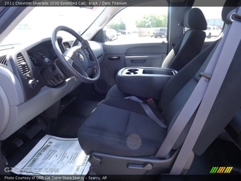 Black / Dark Titanium 2011 Chevrolet Silverado 1500 Extended Cab