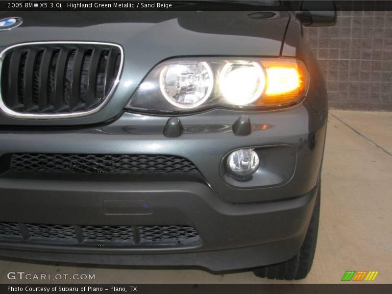 Highland Green Metallic / Sand Beige 2005 BMW X5 3.0i
