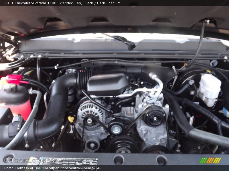 Black / Dark Titanium 2011 Chevrolet Silverado 1500 Extended Cab
