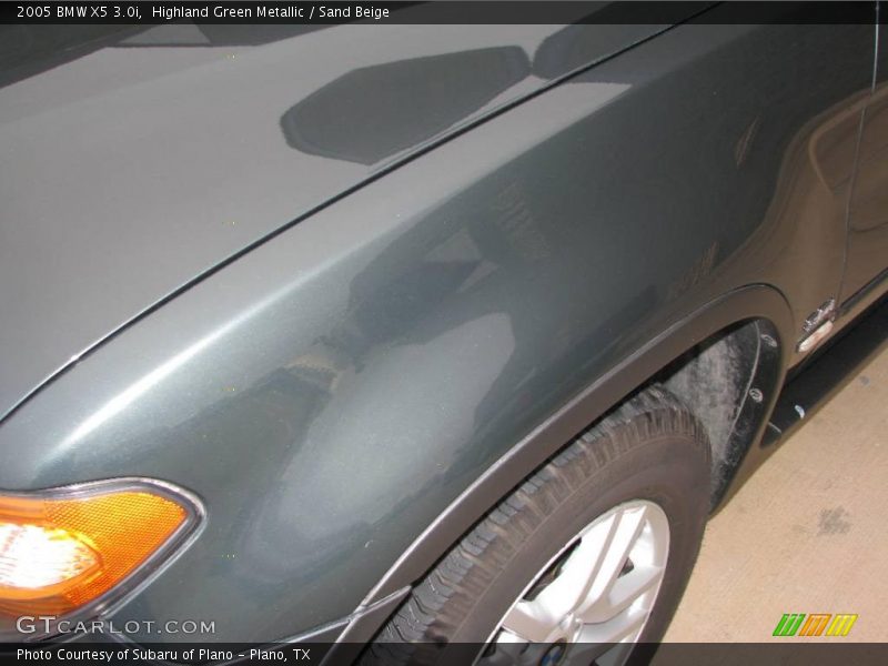 Highland Green Metallic / Sand Beige 2005 BMW X5 3.0i