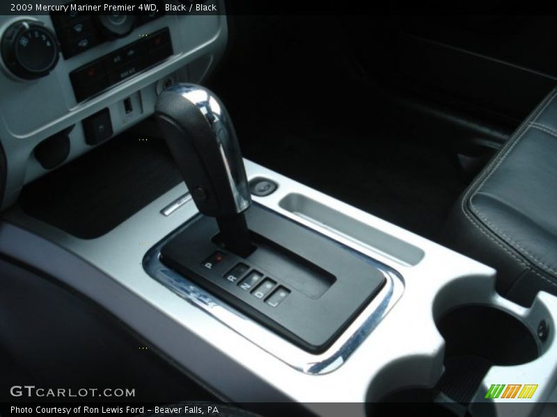 Black / Black 2009 Mercury Mariner Premier 4WD