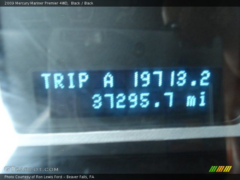 Black / Black 2009 Mercury Mariner Premier 4WD