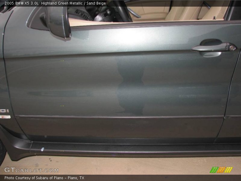 Highland Green Metallic / Sand Beige 2005 BMW X5 3.0i